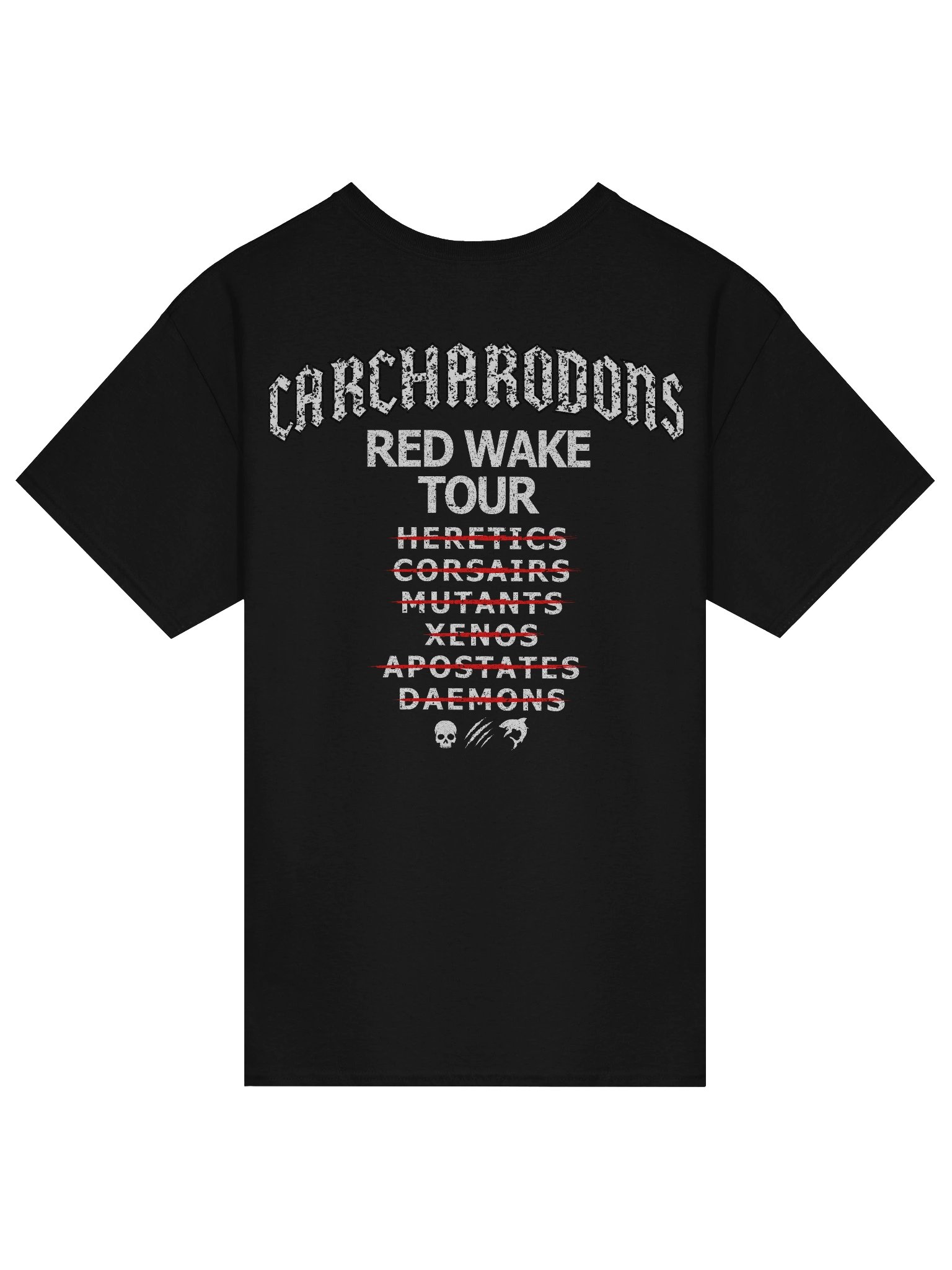 RED WAKE TOUR DELUXE T-SHIRT product image (1)