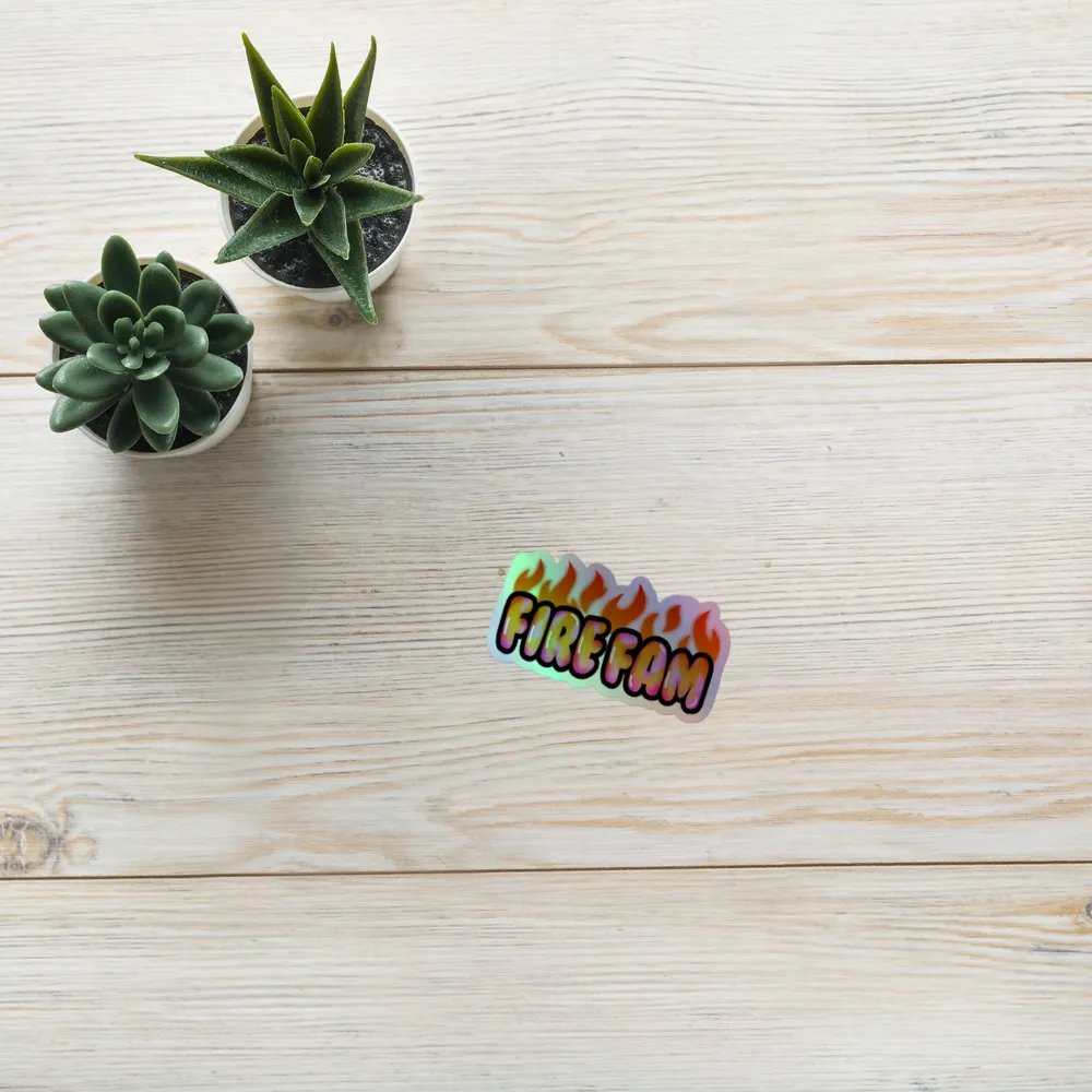 Fire Fam Holo Sticker product image (10)