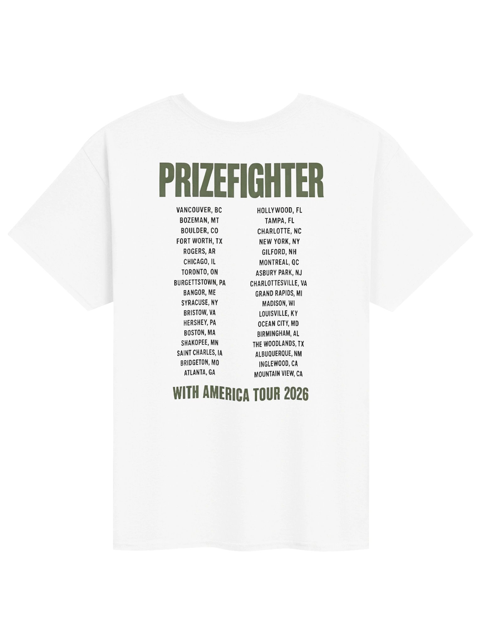 Mumford & Sons Prizefighter Tour 2026 Merch Portrait Photo T-Shirt product image (2)