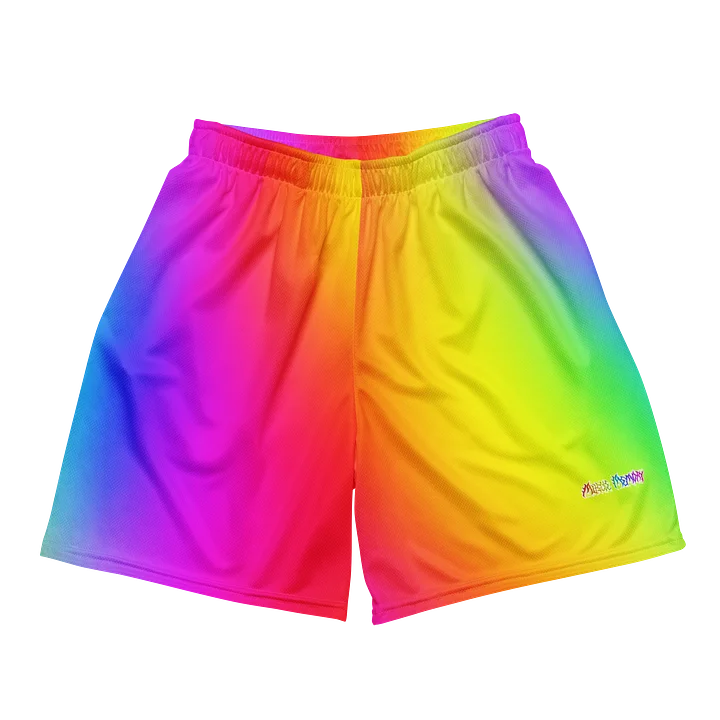 Rainbow Memory Unisex Mesh Shorts product image (1)