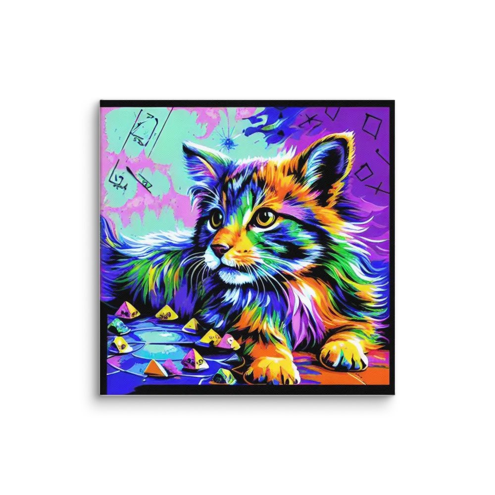 Cute Cat Digital Painting - v4 product image (1)