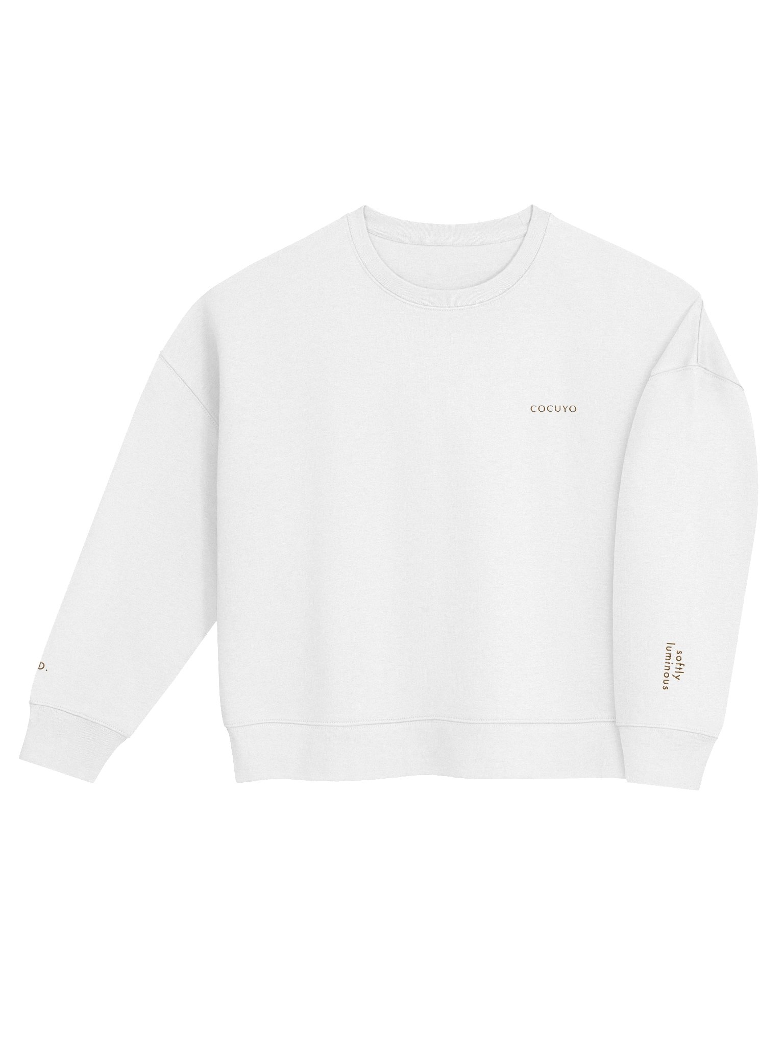 Copy of softly luminous — E.D. | Women's Organic Crew Neck Sweatshirt product image (3)