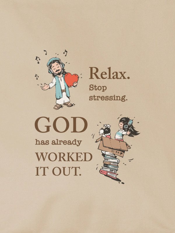 "God worked it out" eco-friendly tote bag product image (2)