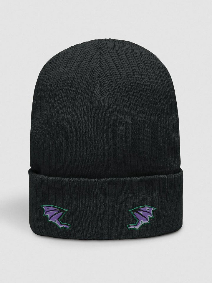 Bat Wingalings Black Knit Beanie product image (1)