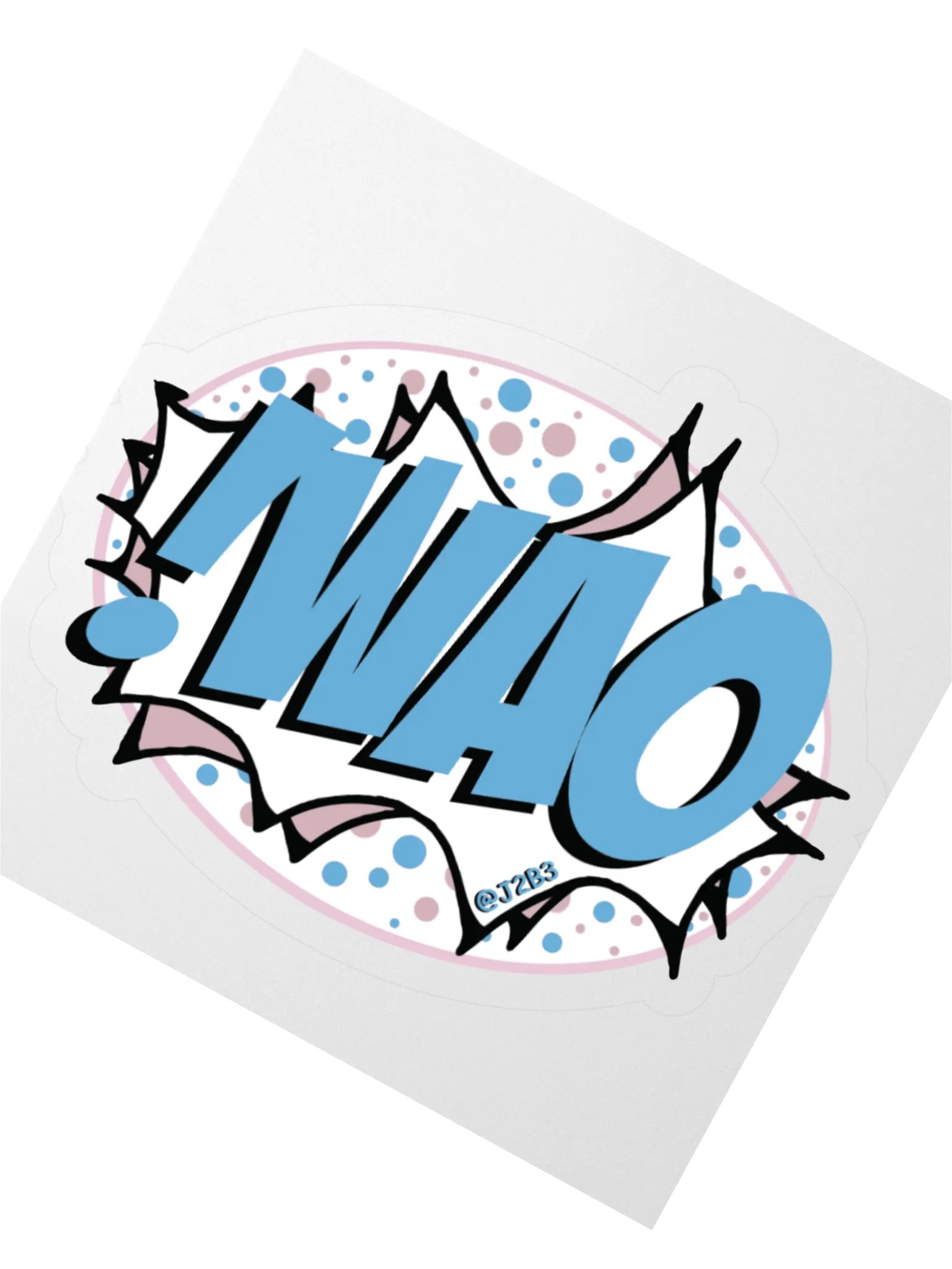 !WAO Logo Sticker product image (4)