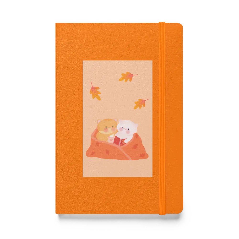 Cozy Autumn Cats Hardcover Journal product image (1)