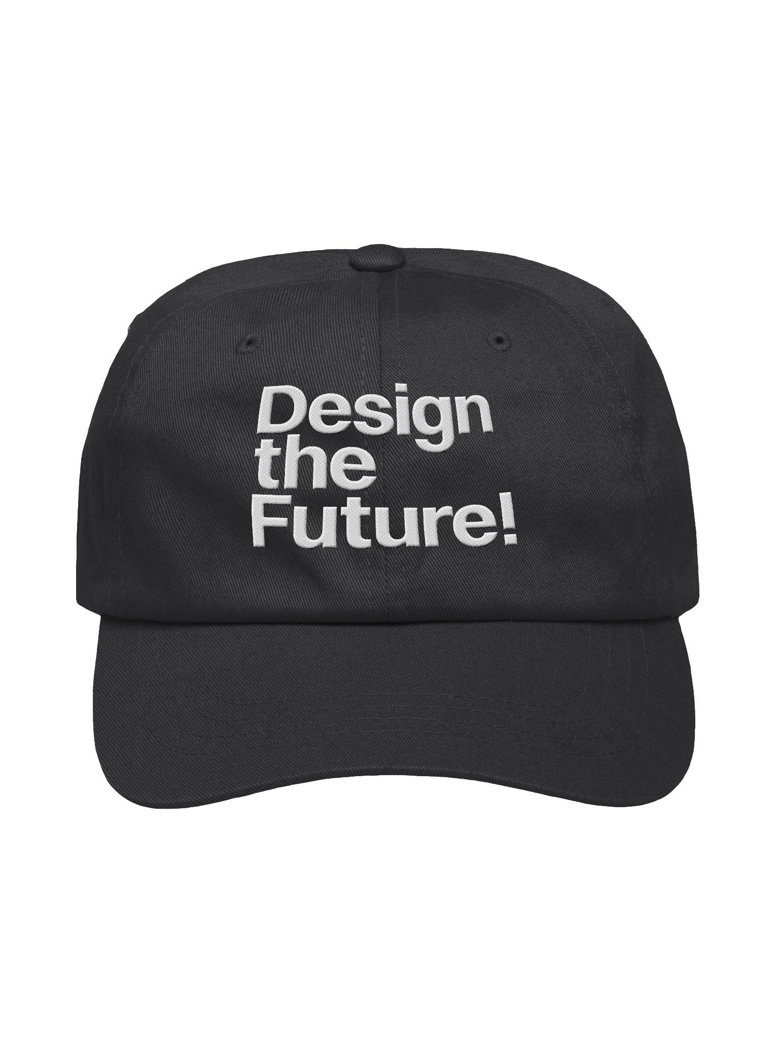 Design the Future: Technouveau - Black dad cap product image (1)