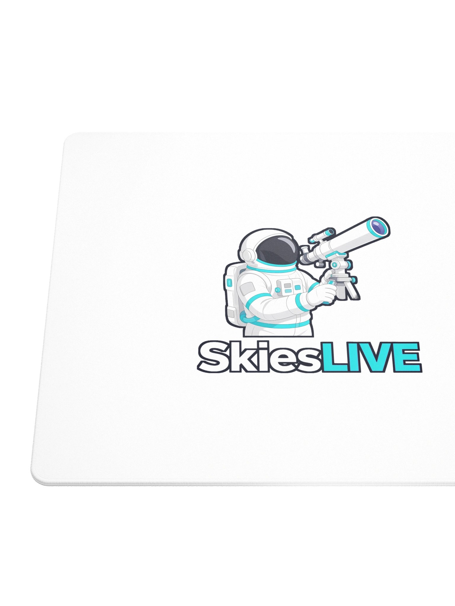 SkiesLIVE Astronaut Gaming Mouse Pad (White) product image (1)