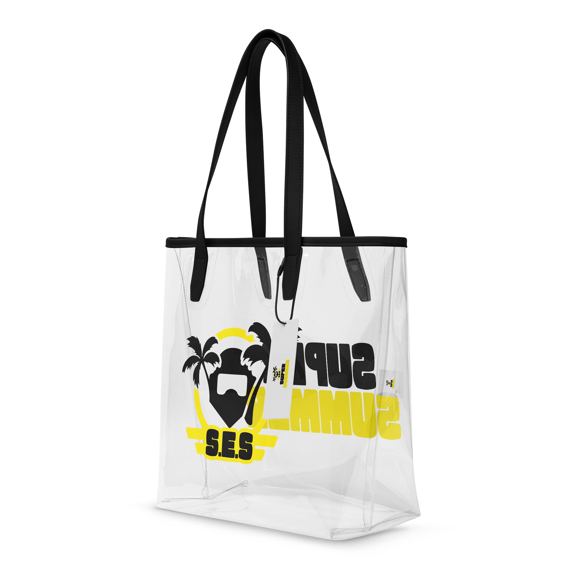 S.E.S Super Summer 26 - Yellow Logo Clear Beach Bag product image (1)