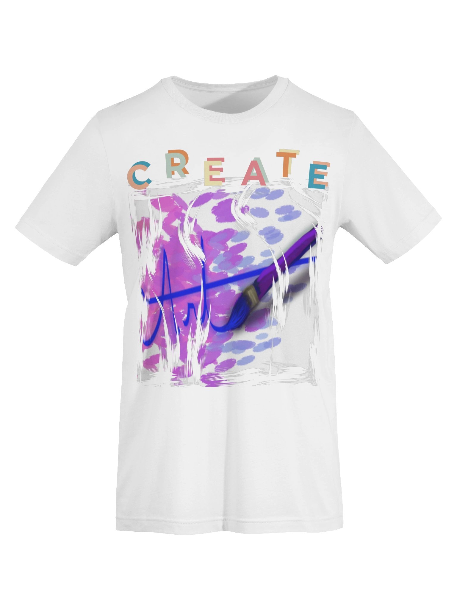 "Create Art" T-Shirt. Women's Bella+Canvas Supersoft T-Shirt product image (3)