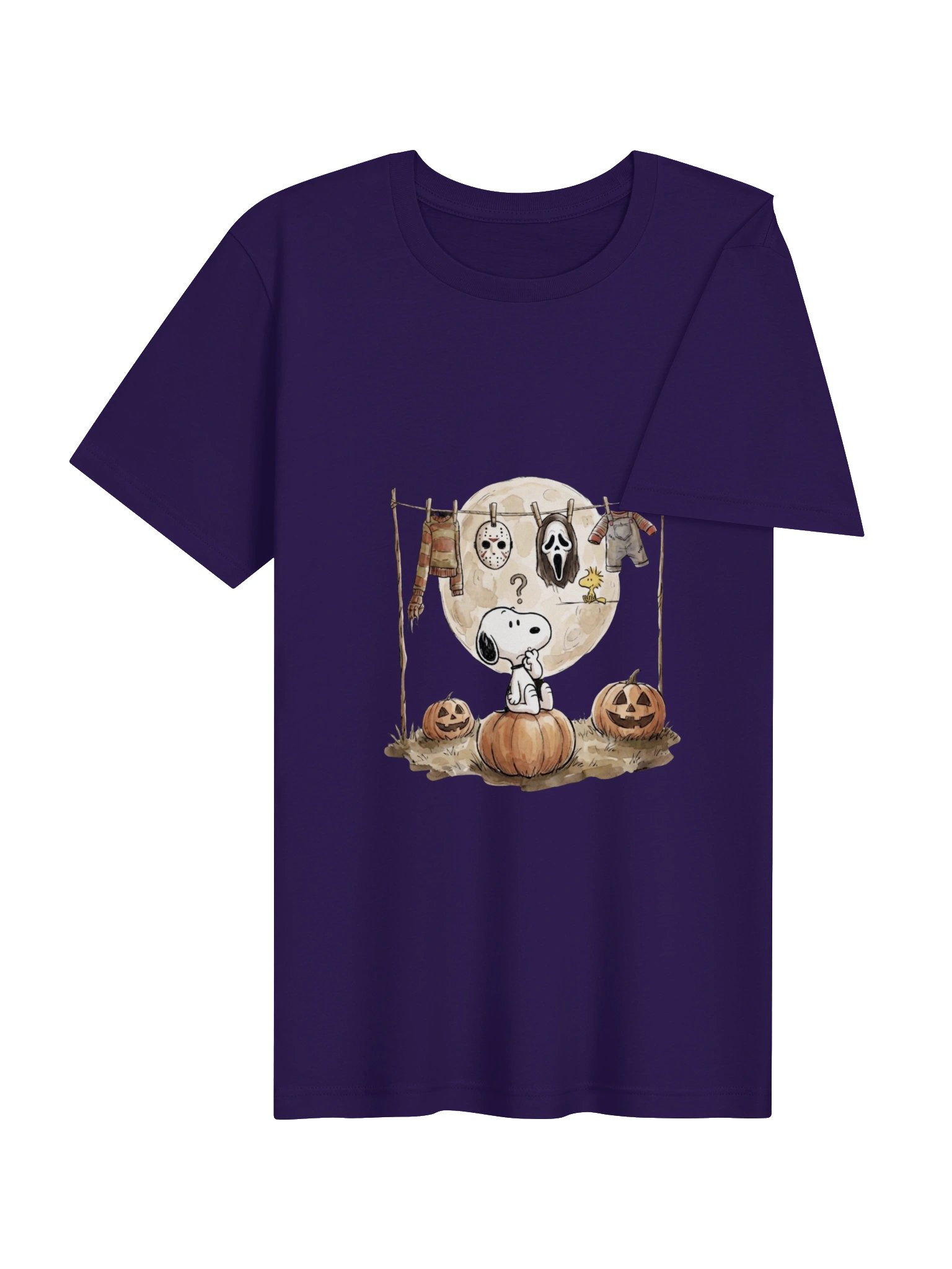 Cute Spooky Snoopy Halloween Tee product image (6)