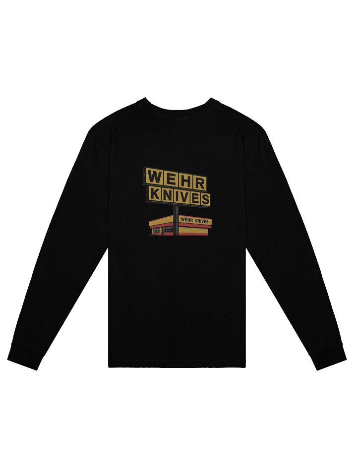 Comfort Colors Wehr Knives long sleeve shirt product image (4)