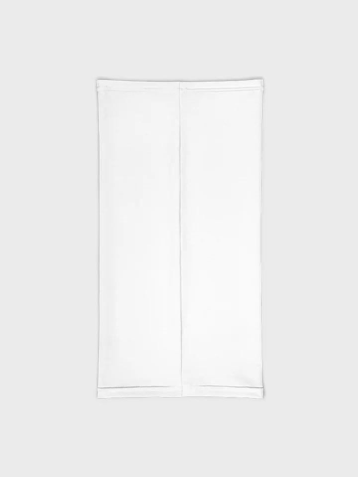 White Neck Gaiter with logo product image (4)