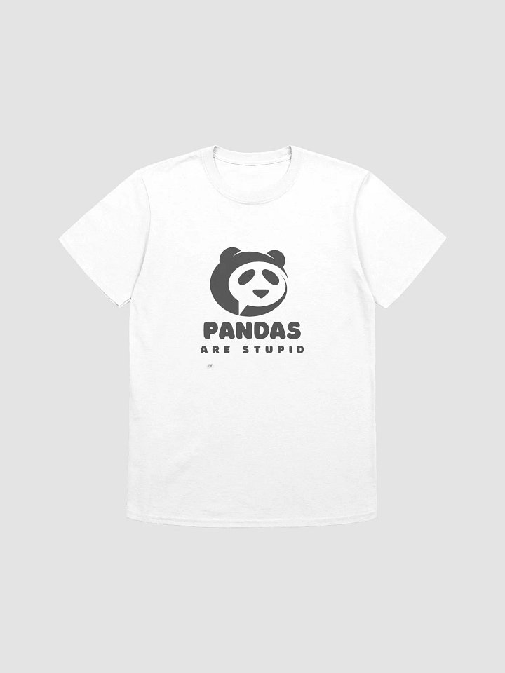 Edgy Panda Graphic Tee – Pandas Are Stupid Statement Shirt product image (25)