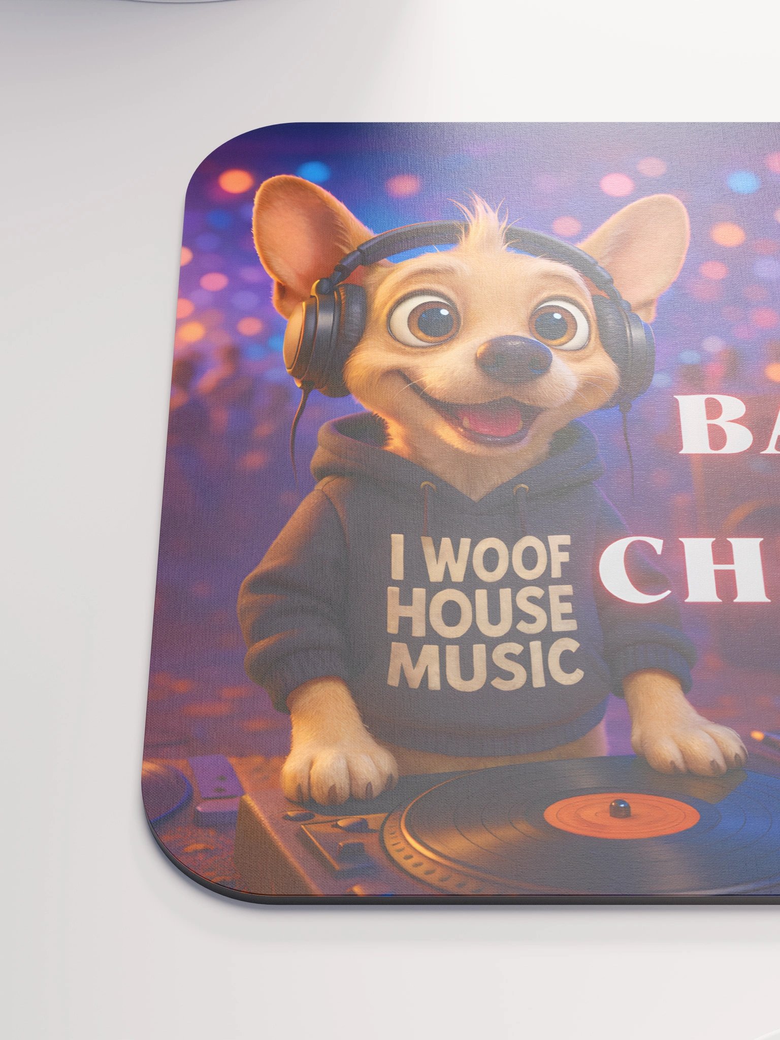 Bambam's I Woof House Music Mouse Pad product image (6)