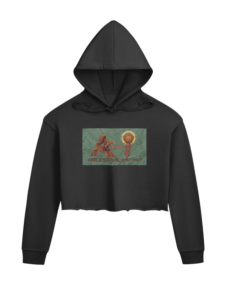 Ancestral Instinct Crop Hoodie product image (1)