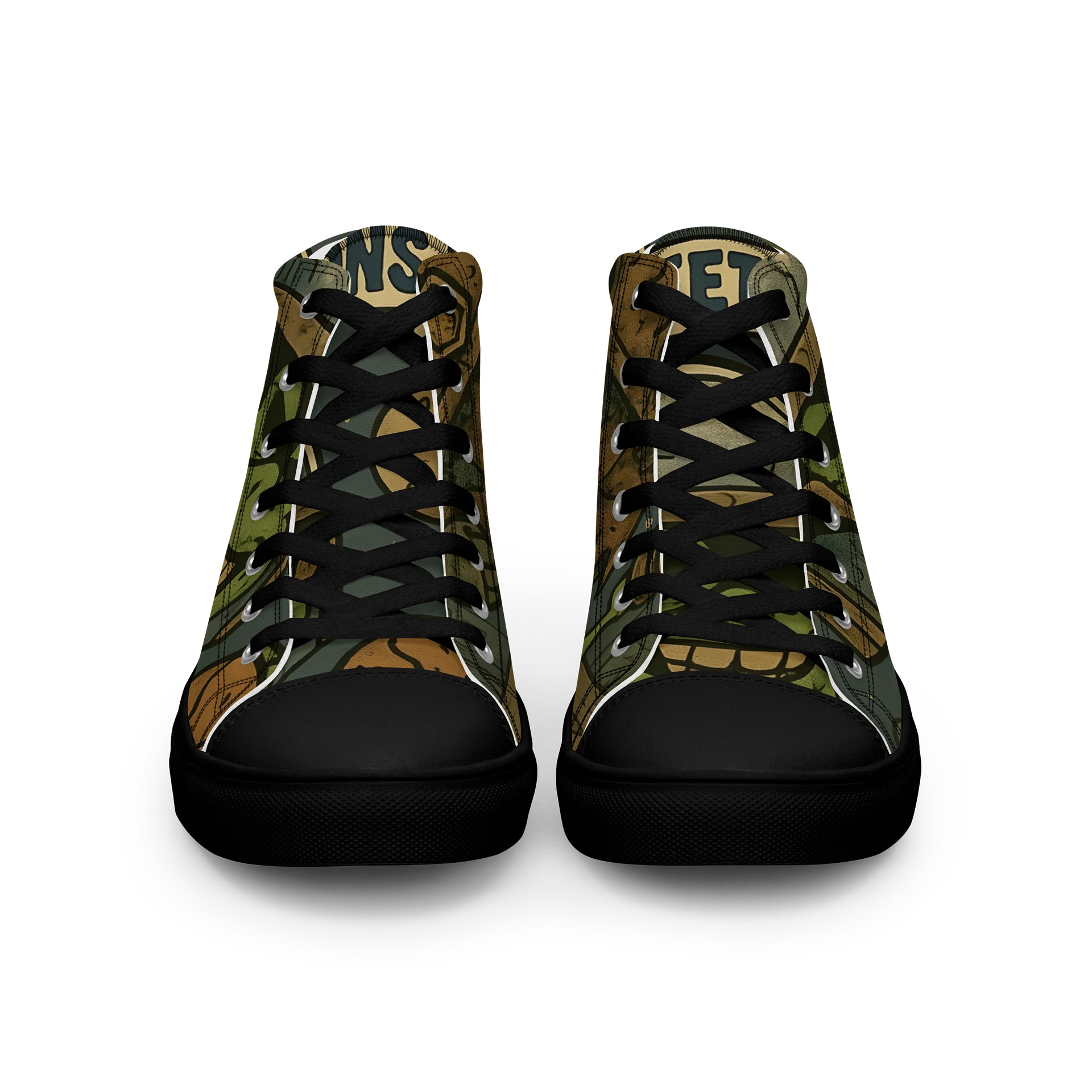 Zombie Warrior High Top Canvas Shoes product image (3)