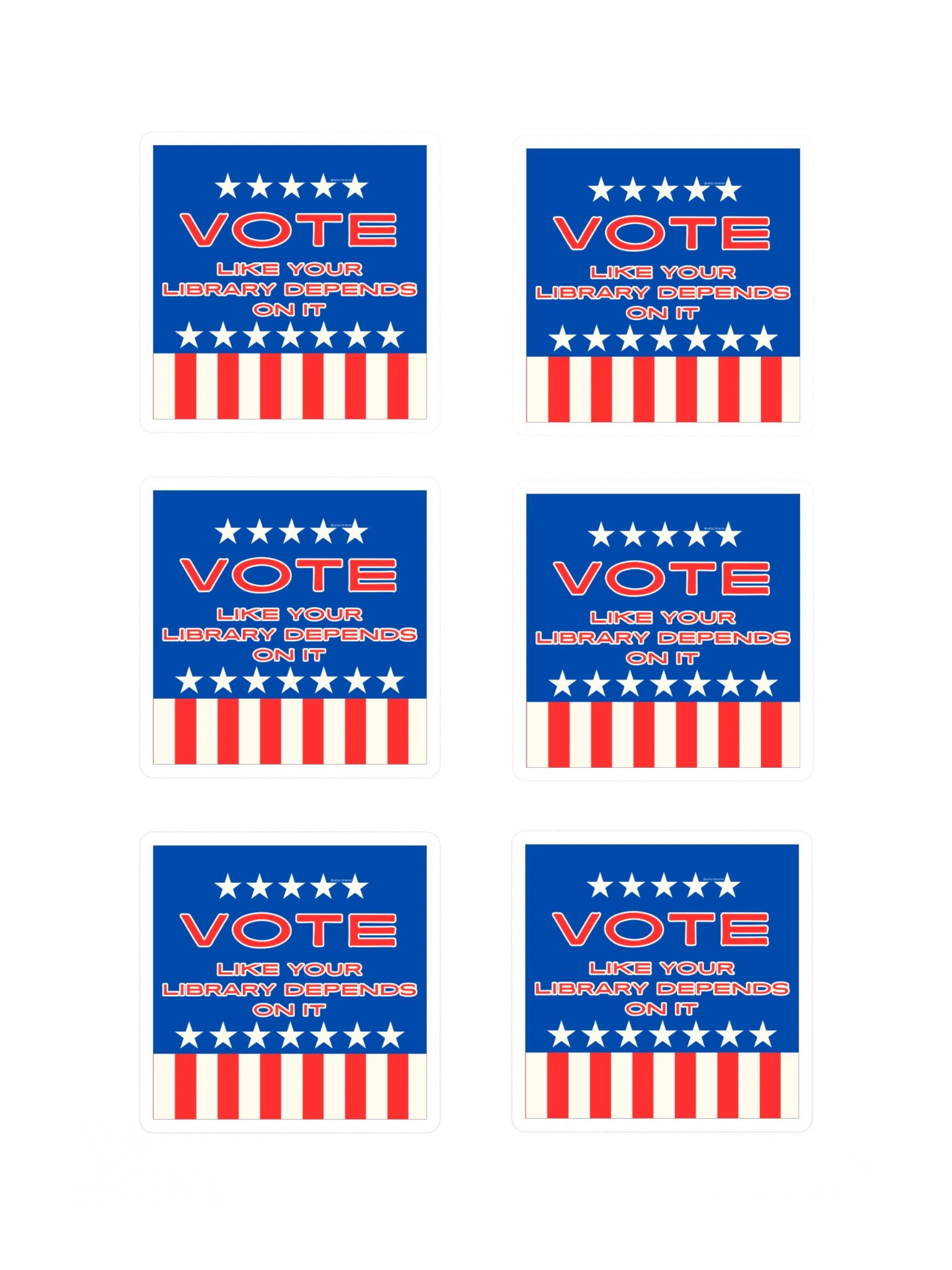 Librarians Vote Stickers product image (3)
