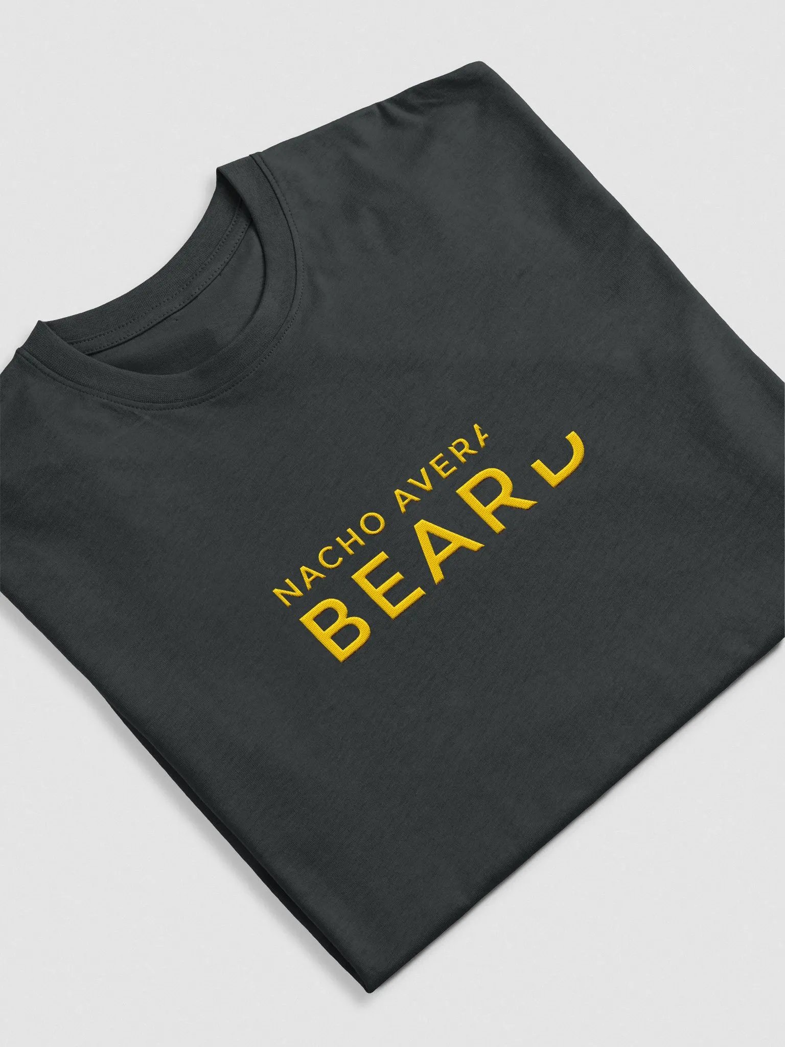Men's Nacho Average Beard T-Shirt (Gold Embroidery) product image (7)