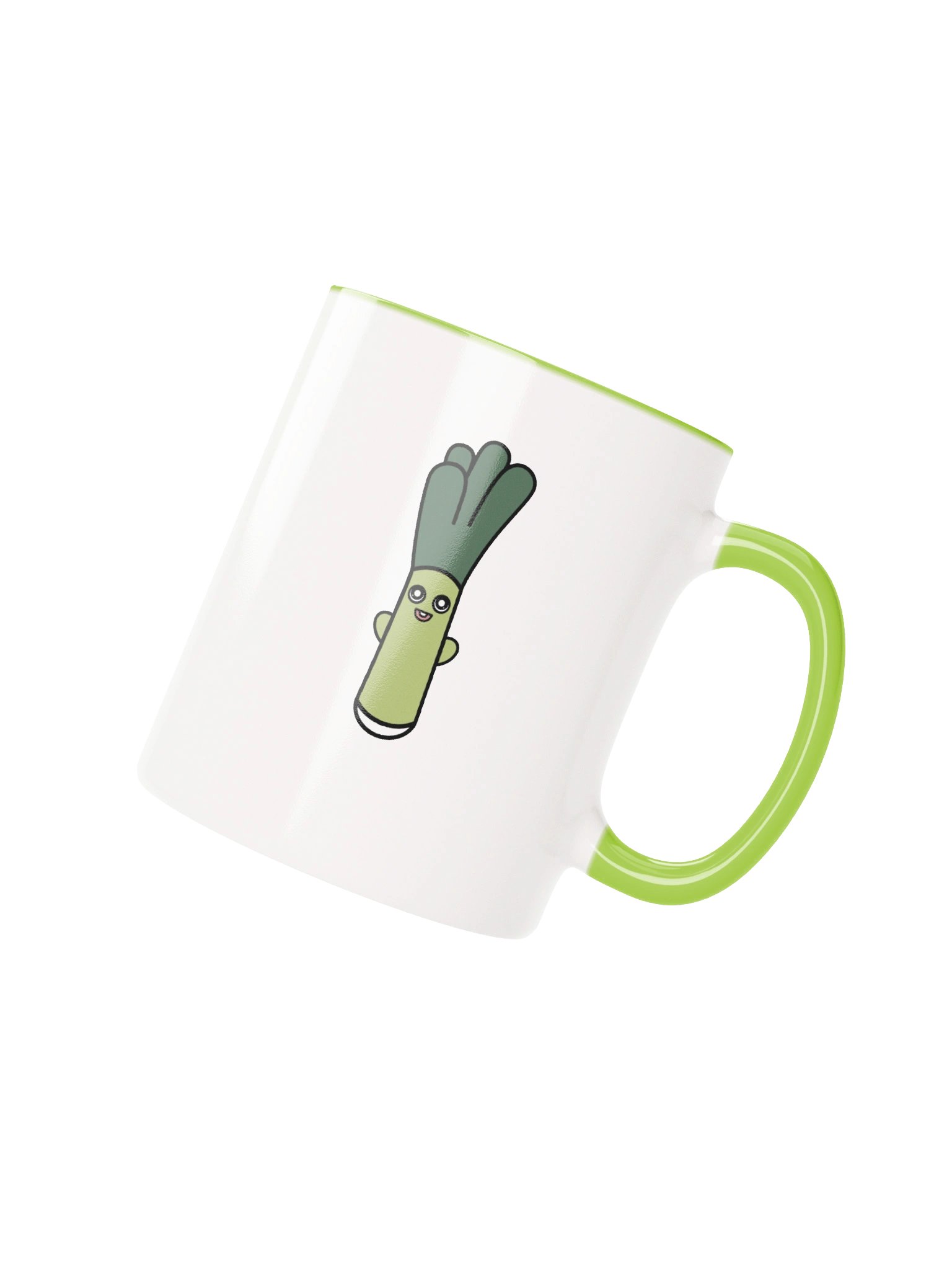 mug with a leek product image (2)