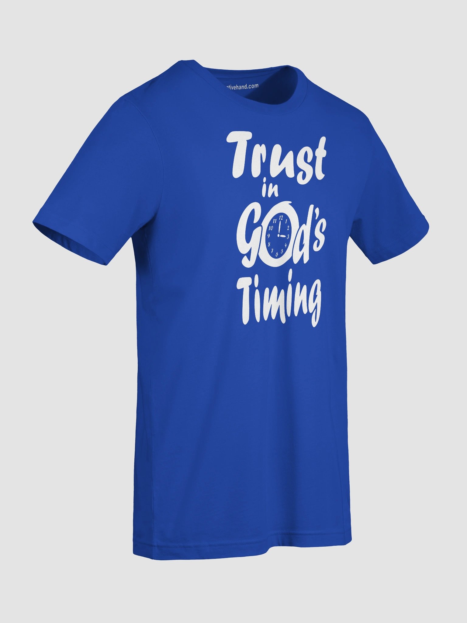 Trust in God's Timing Clock T-Shirt WTX product image (2)