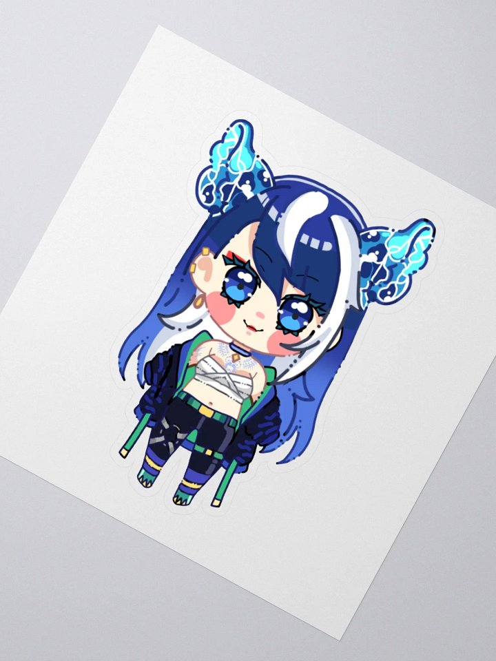 Chibi Sea Fox Sticker product image (1)