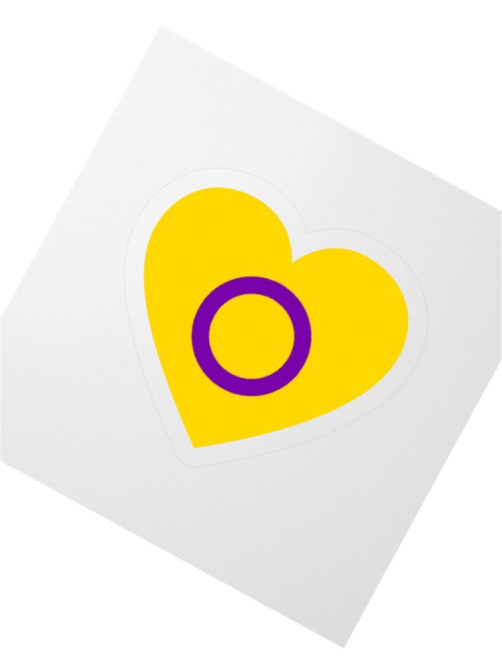Intersex Heart Sticker product image (4)