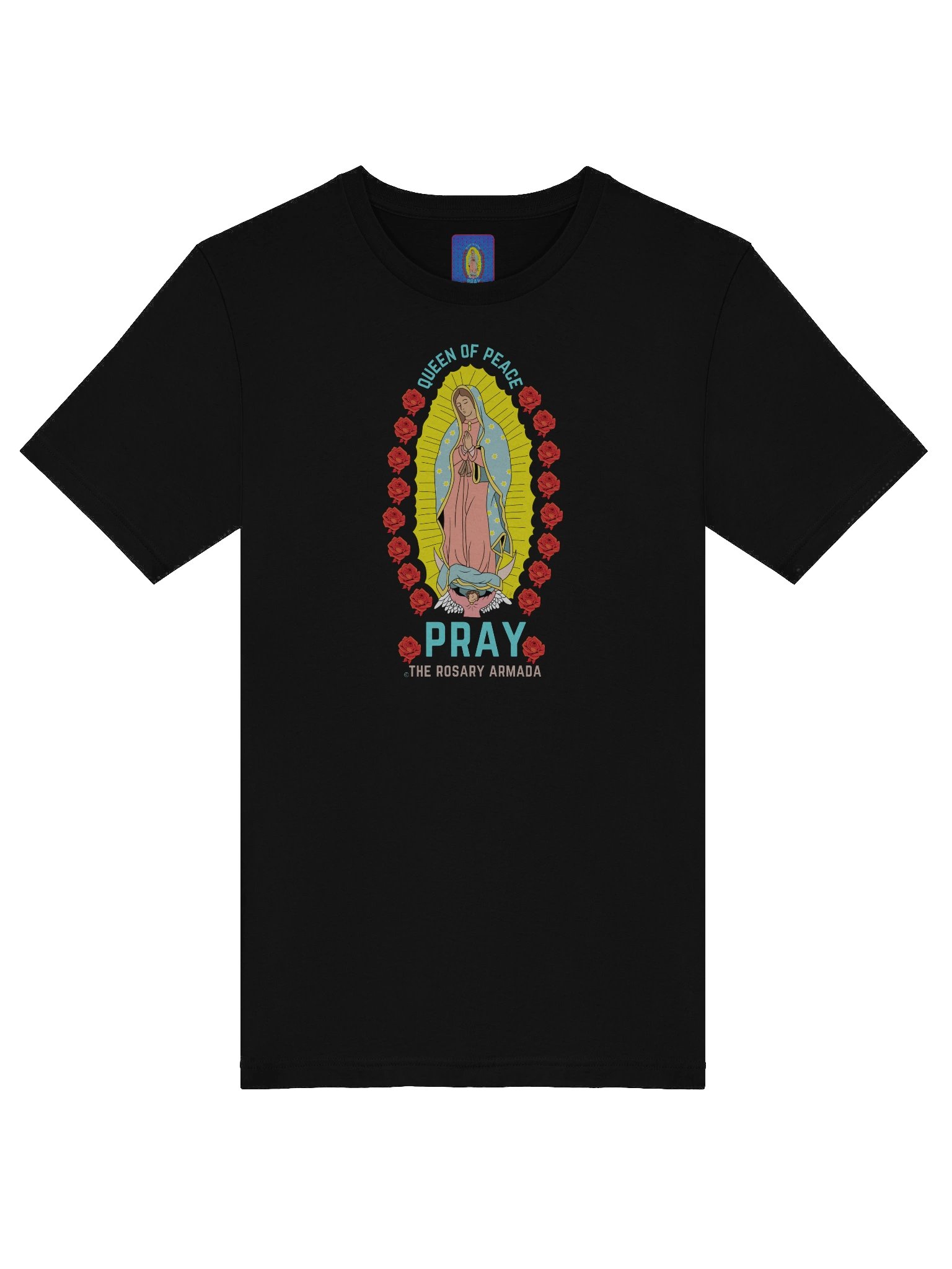 Queen of Peace Rosary Armada Return T-Shirt product image (5)