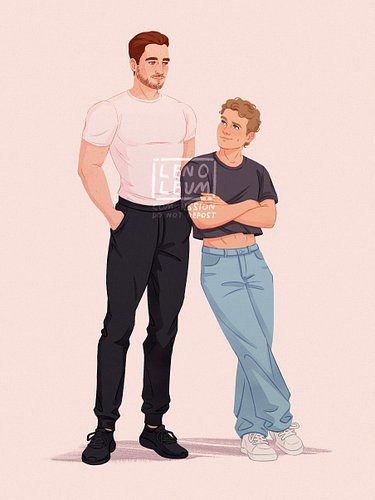 i love bringing characters to live! ✨
thank you @authorailislake for trusting me with yours 🫶🏻 
#mmromance #queerillustration...