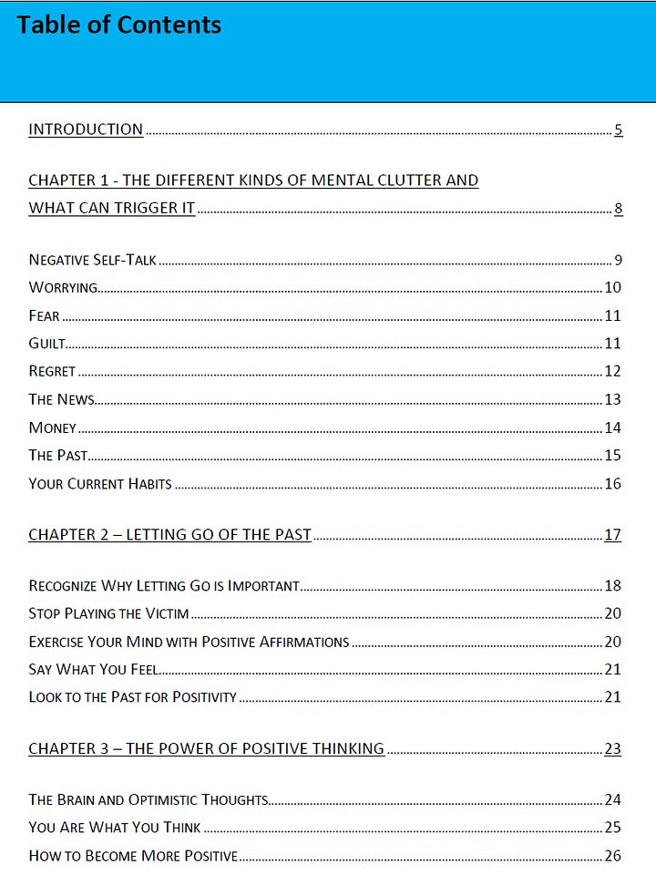 Clear Mental Vision eBook product image (2)