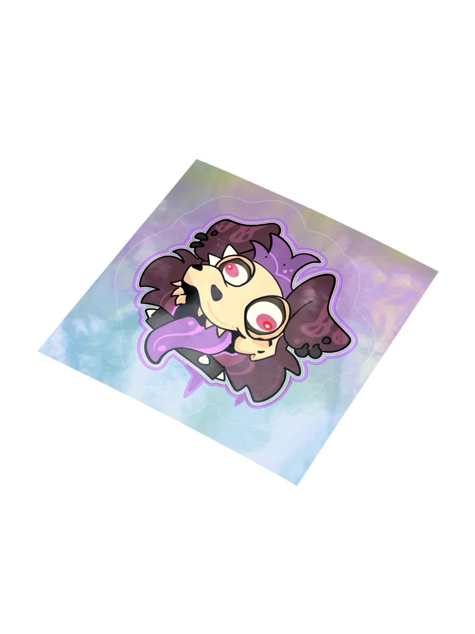 Derpy Skull Dog Sticker product image (3)
