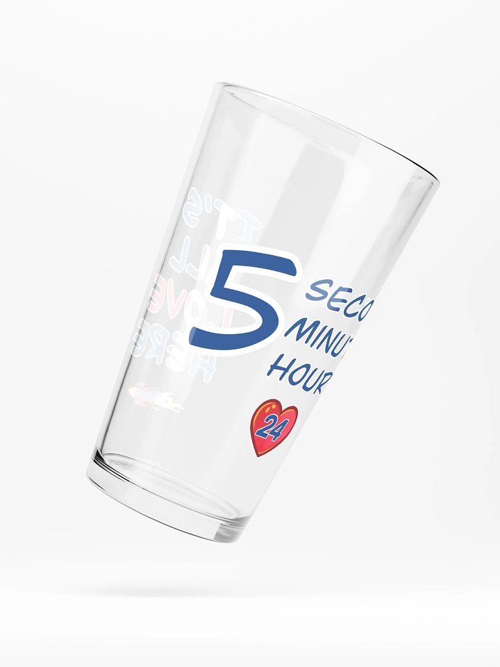 It's All Love Pint Glass product image (2)