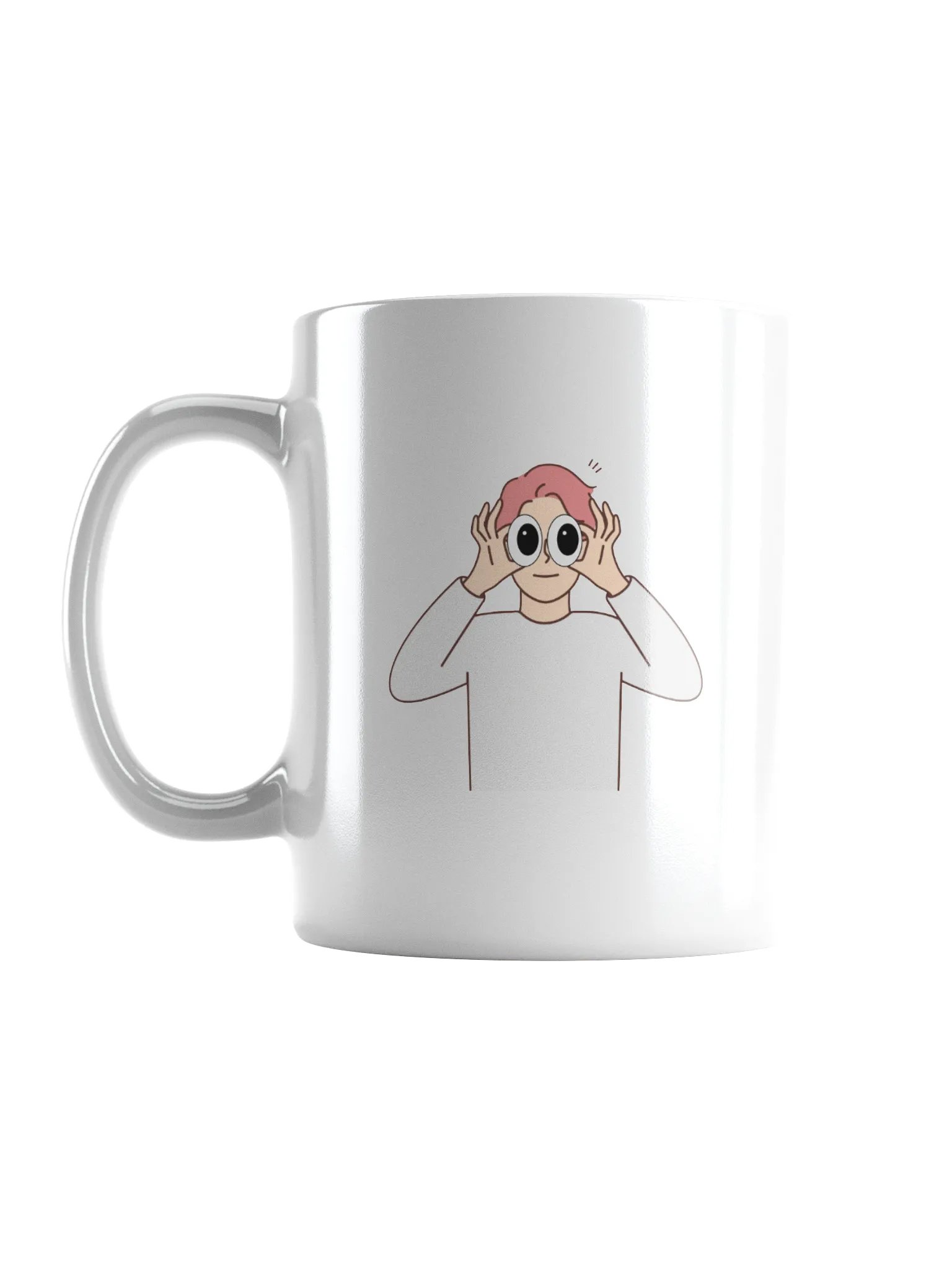 Surprised Twins White Glossy Mug product image (6)
