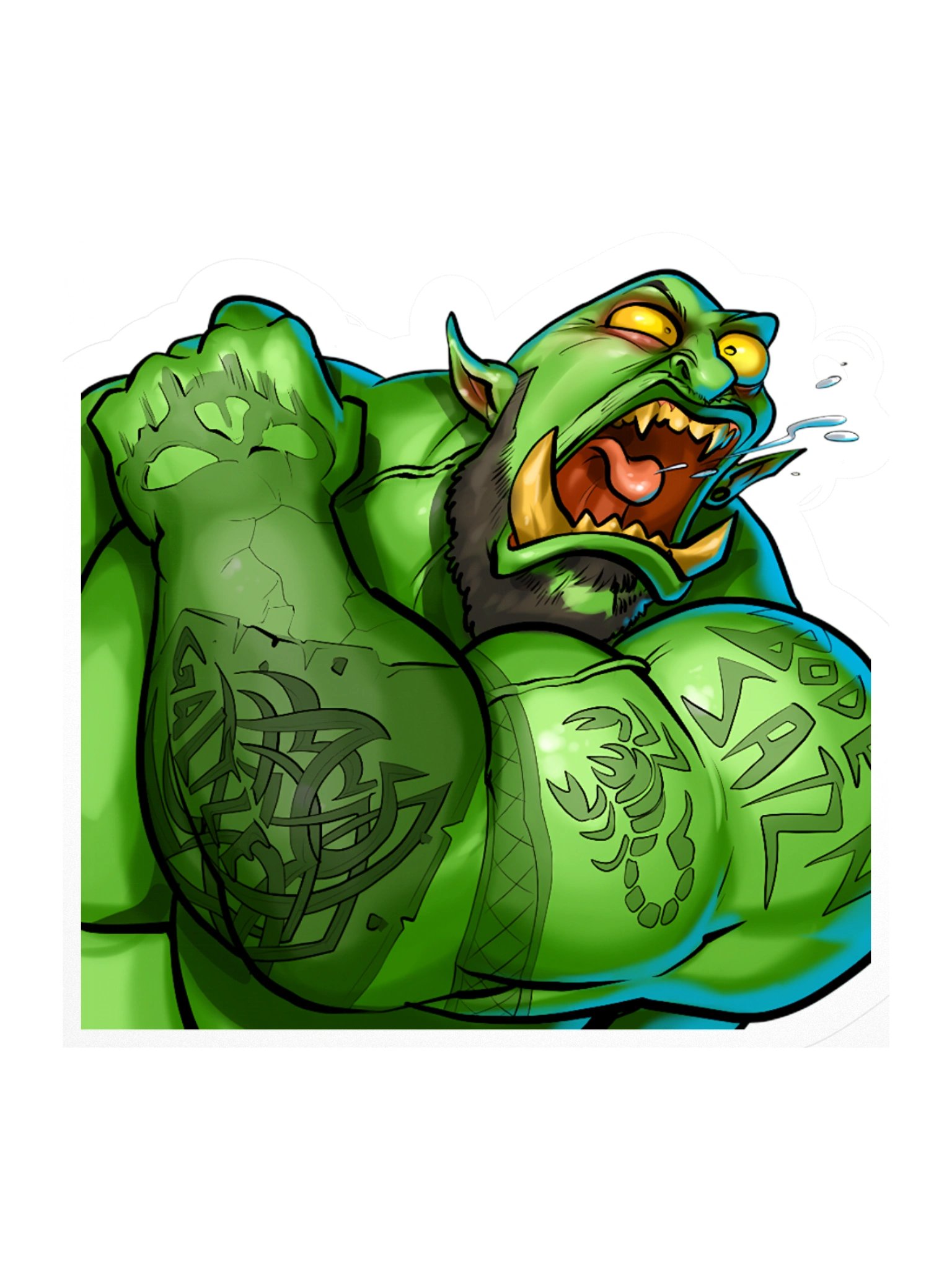CHAZE | Ork-Avatar Sticker product image (1)