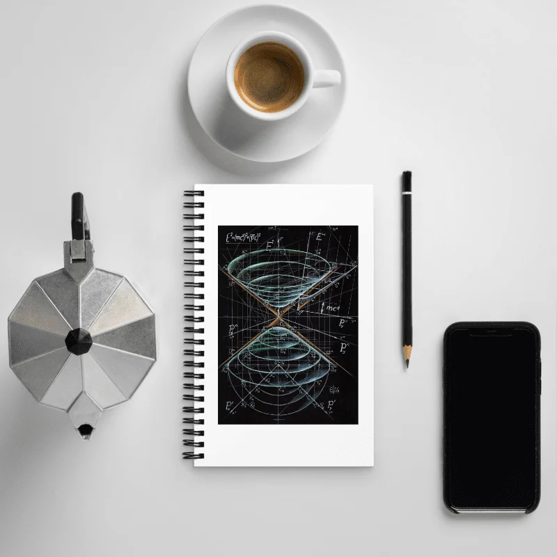 Geometric Physics Art Notebook 2: Mass Shell and Aharanov-Bohm Effect product image (3)
