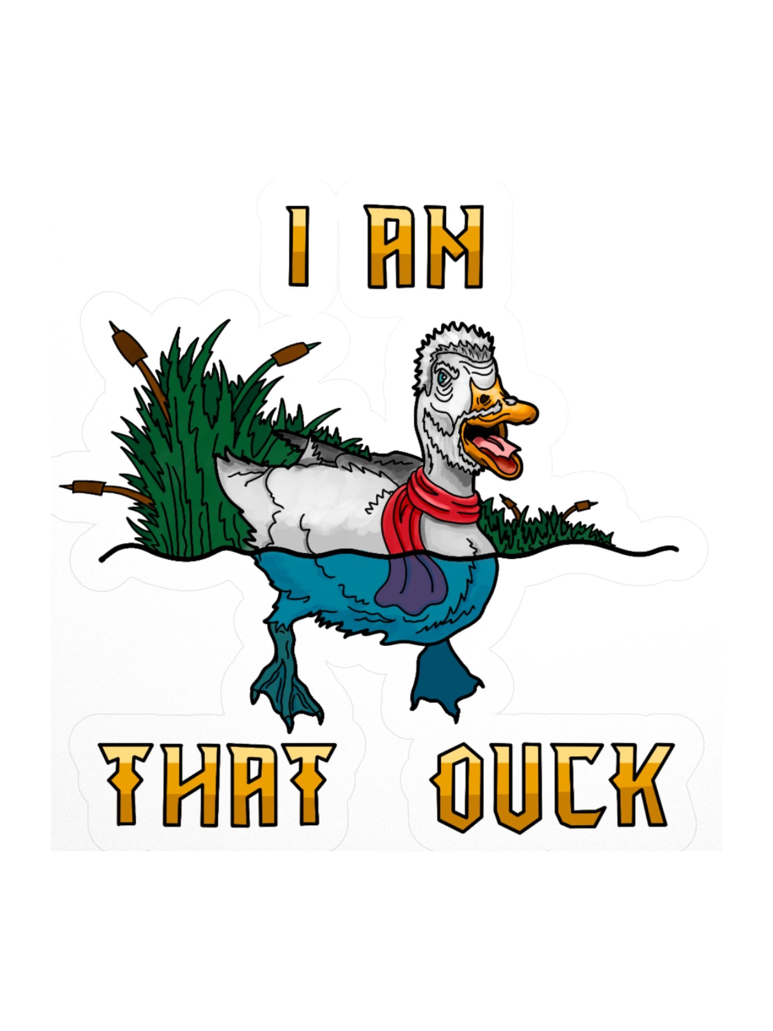 I Am That Duck Sticker product image (1)