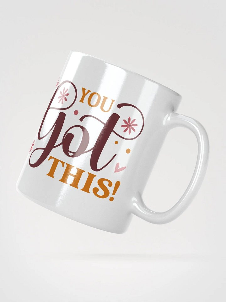 Floral Inspiration White Glossy Mug product image (2)
