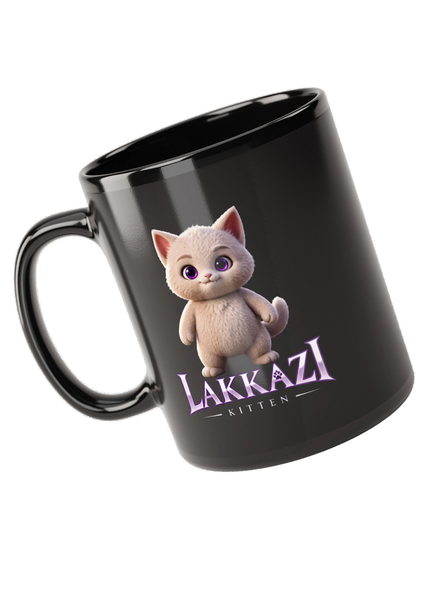 Lakkazi Kitten Black Mug product image (5)