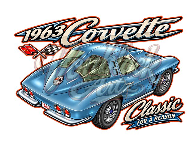 1963 Corvette – Classic in Blue Collection