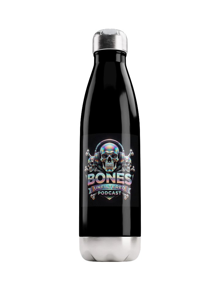 Bones Unfiltered Podcast Water Bottle (Holographic) product image (1)
