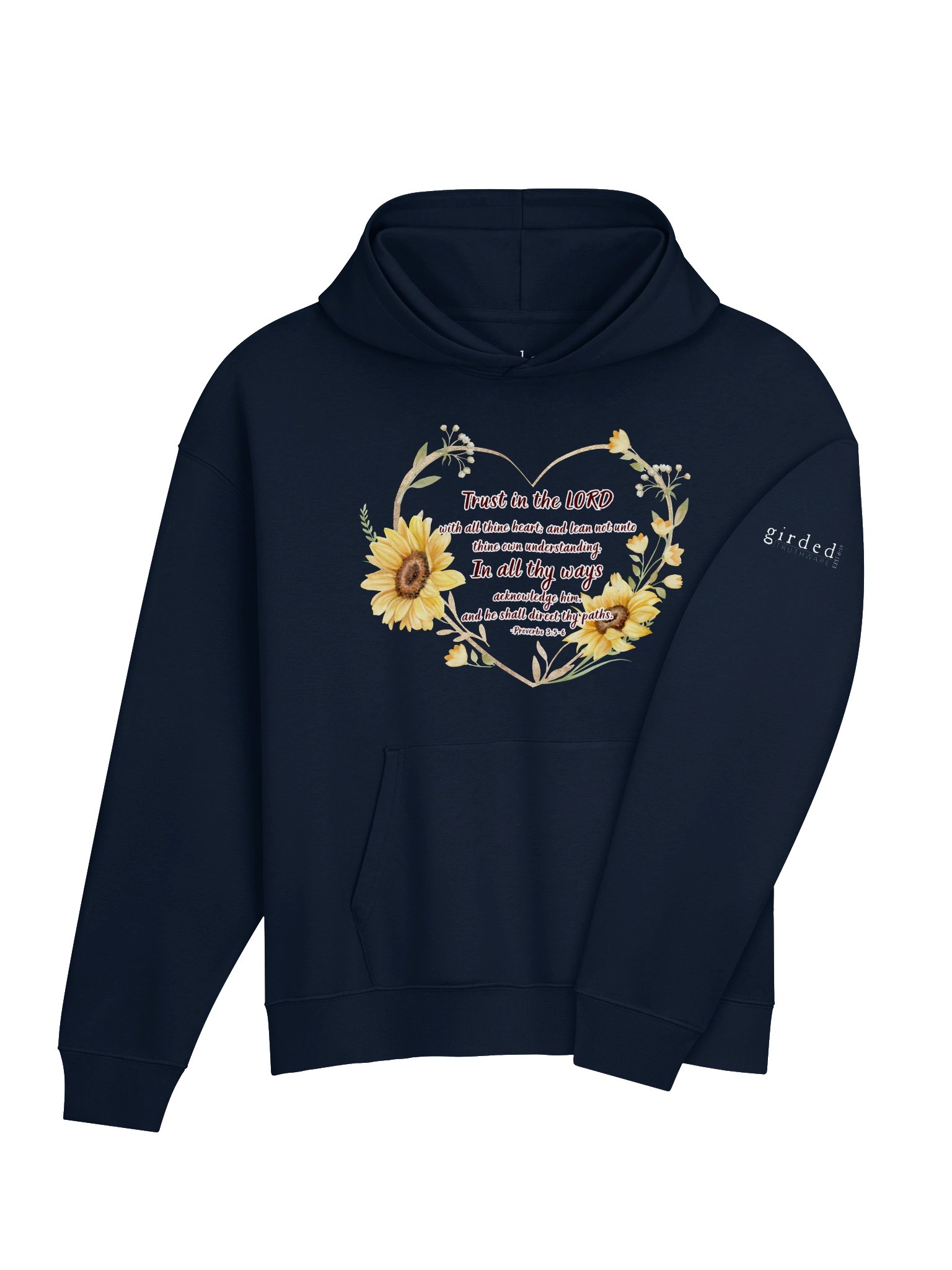 Trust in the Lord Proverbs 3:5-6 Hoodie product image (4)