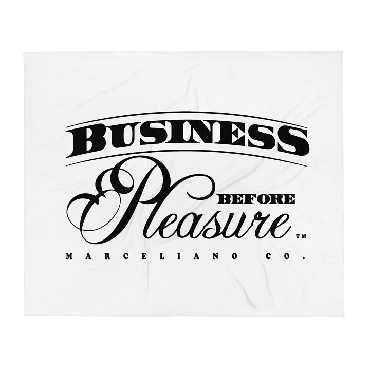 Business before Pleasure 50" x 60" Blanket product image (2)