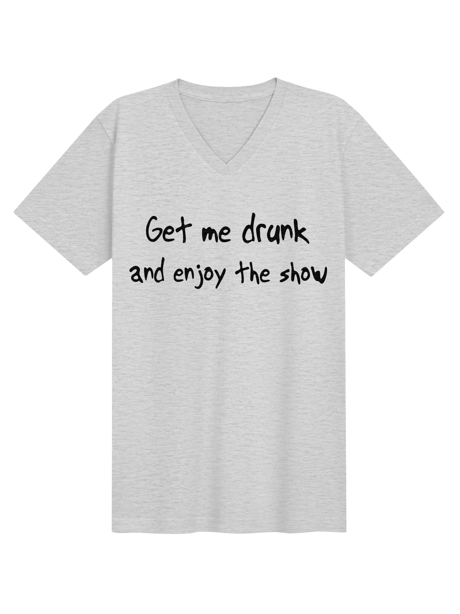 Get Me Drunk V-Neck Jersey Tee product image (1)