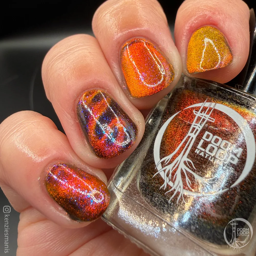 CHTHONOCLASM - Firey Multichome High Contrast Magnetic Nail Polish product image (7)