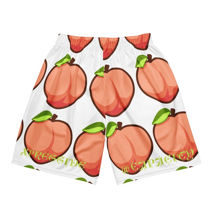 Y2K 2 MUCH PEACH HERS SHORTS PINK (FRONT & BACK DESIGN) product image (2)