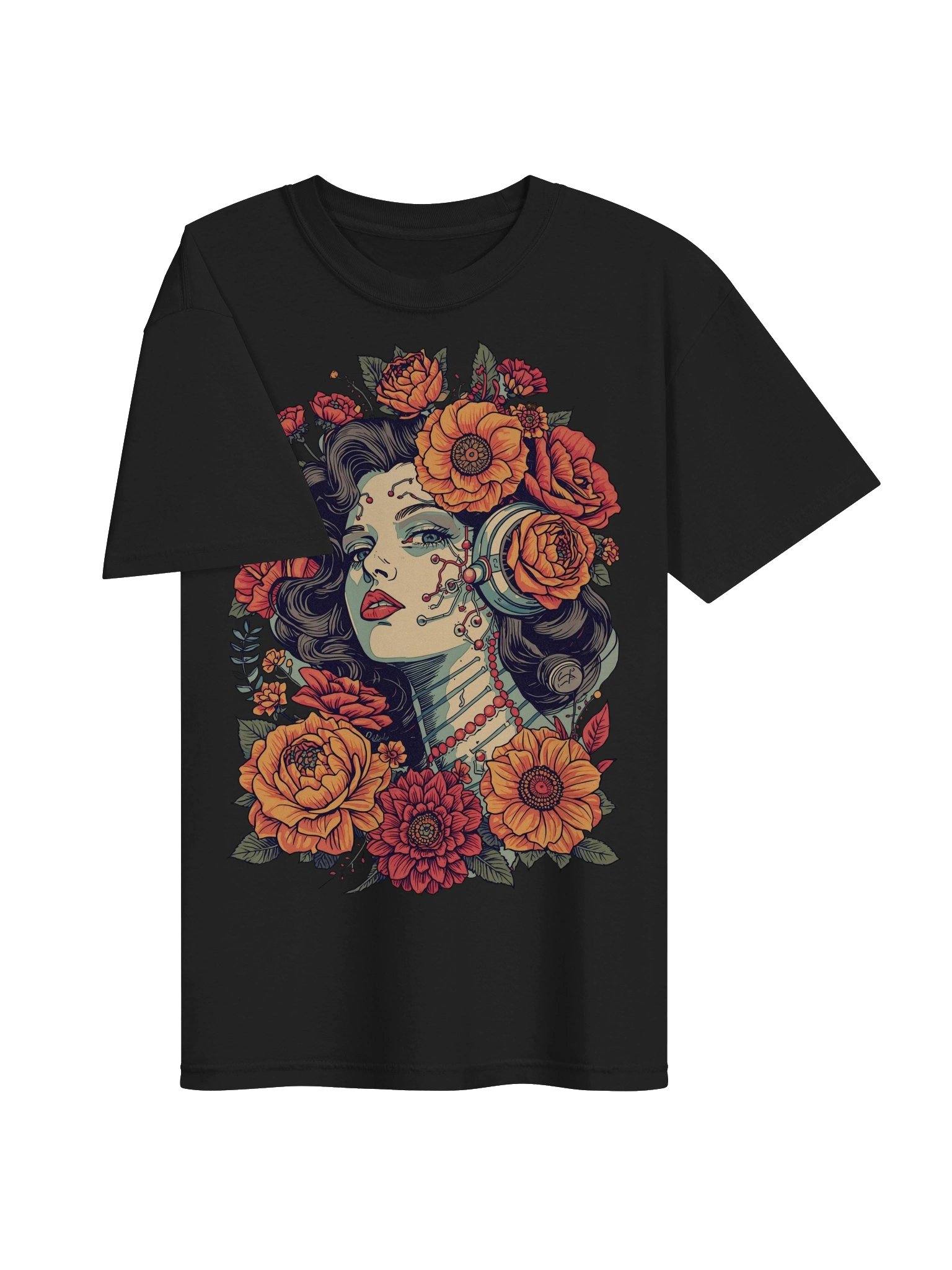 Vintage Floral Muse Heavyweight Tee product image (6)