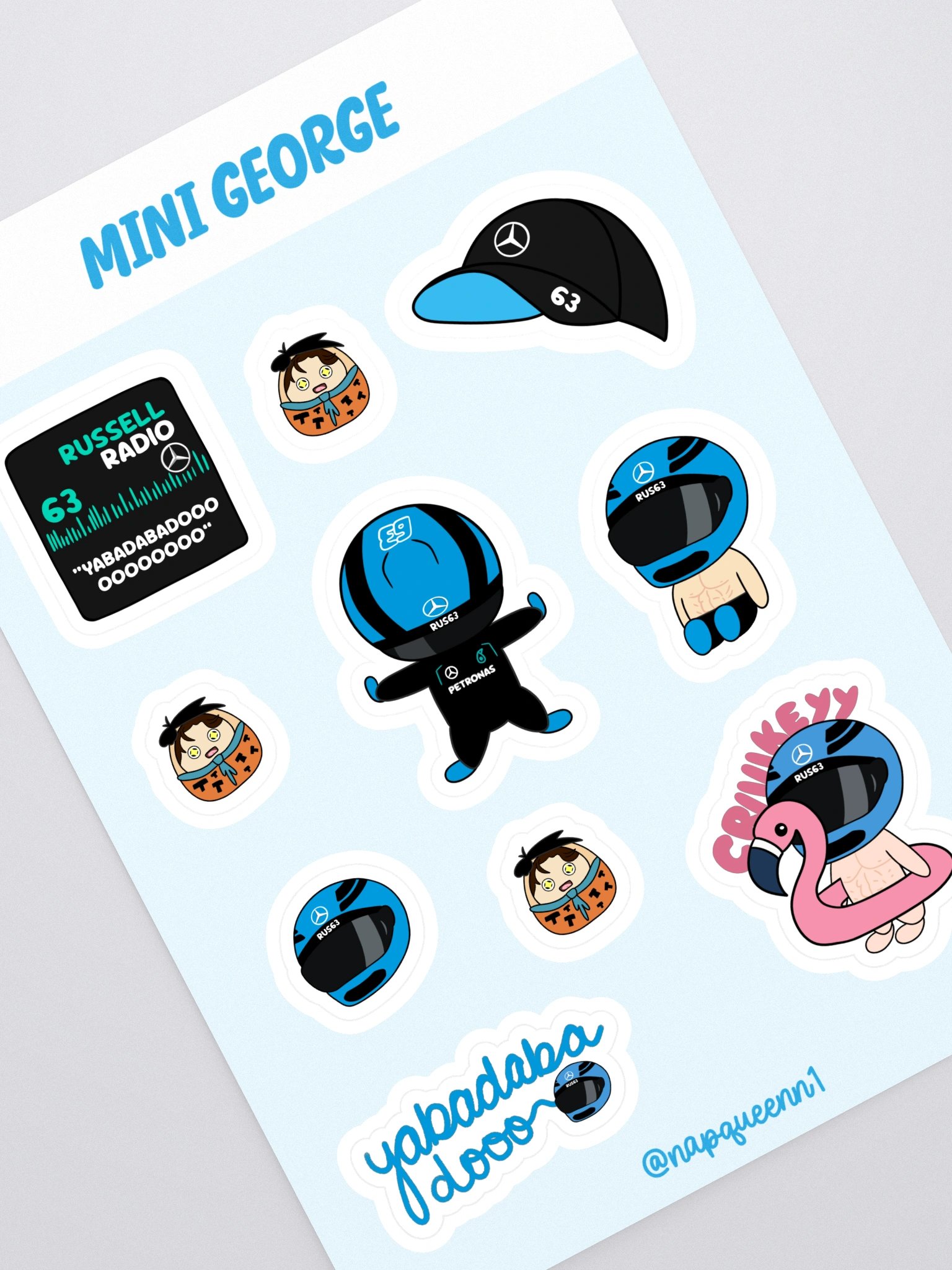 George Russell - Sticker Sheet product image (1)