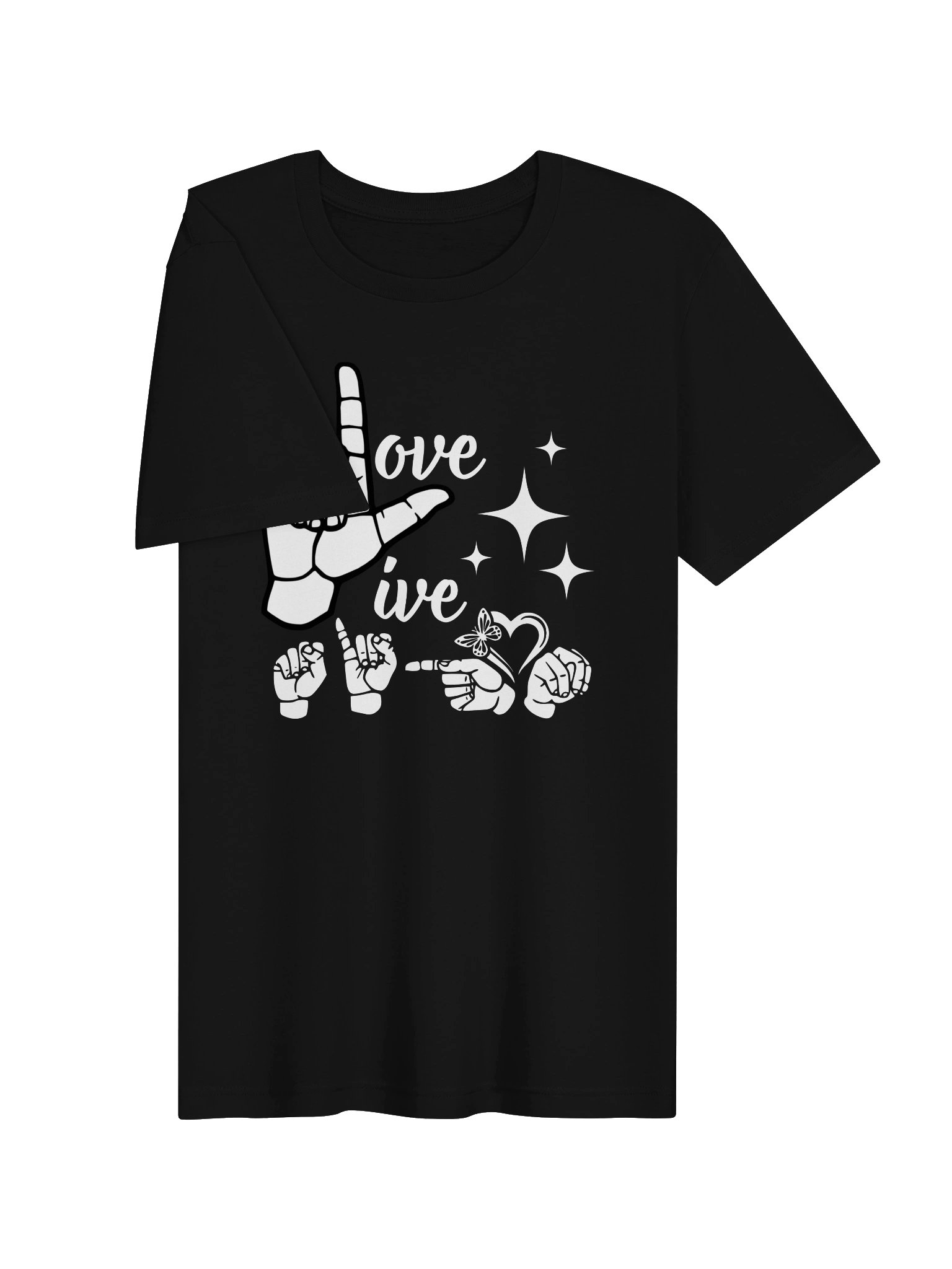 Live Love Sign ASL Tee product image (3)