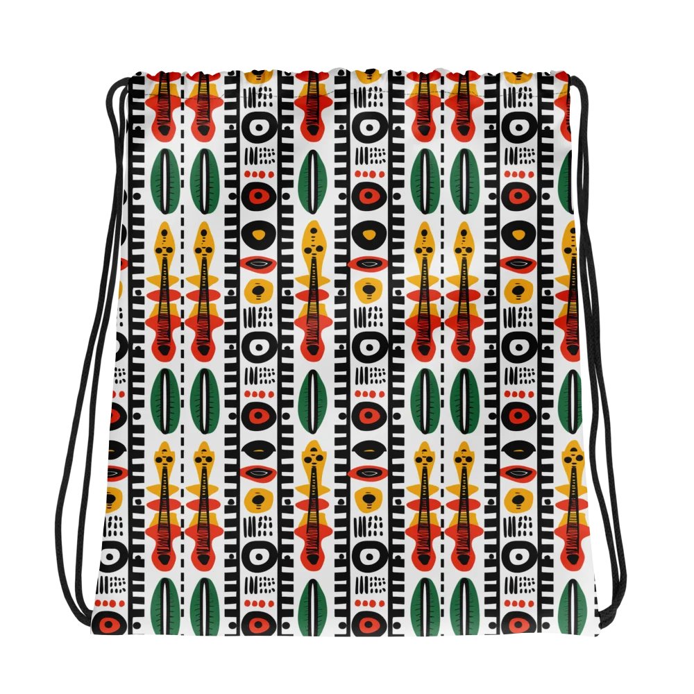 Afrobeat Harmony Gym Drawstring Bag product image (2)
