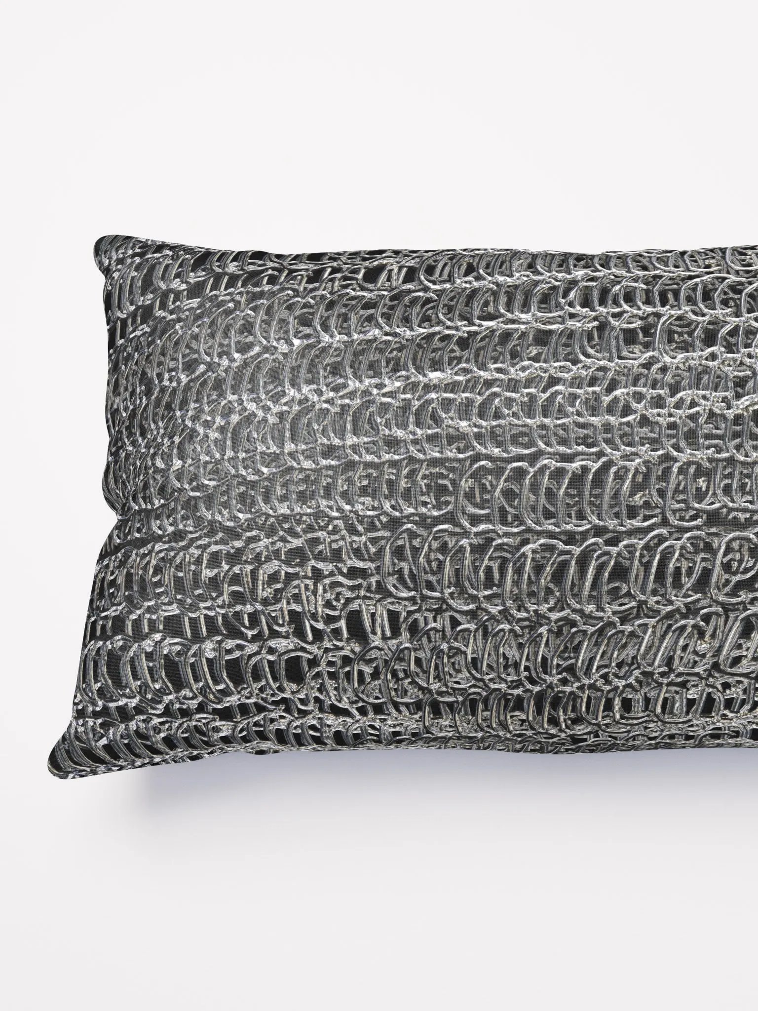 Chainmaille Throw Pillow product image (8)